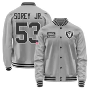 Men's Xavian Sorey Jr. Las Vegas Raiders Gray Salute to Service Performance Jacket