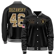 Youth Tyler Duzansky Las Vegas Raiders Black Salute to Service Sideline Performance Jacket