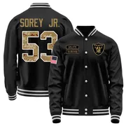 Youth Xavian Sorey Jr. Las Vegas Raiders Black Salute to Service Sideline Performance Jacket